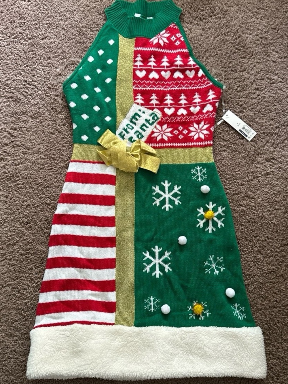 No Boundaries Christmas Present Dress